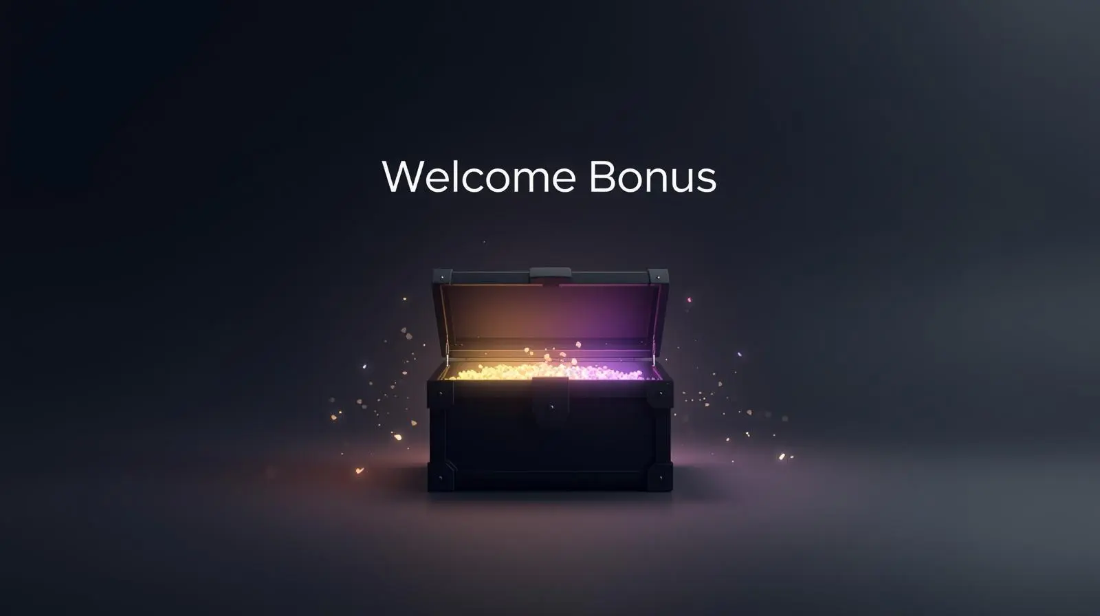 Coffre au trésor du bonus de bienvenue